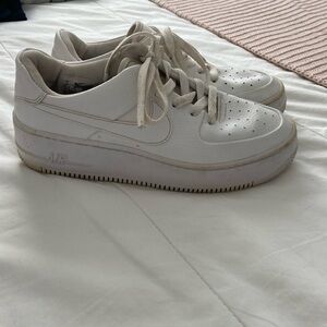 Platform Nike air forces